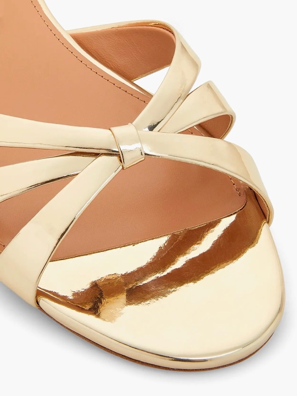 Aquazzura - Tati Leather Slide Sandals - size 37.5 - Picture 6 of 8
